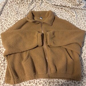 Old Navy Brown Sherpa Jacket